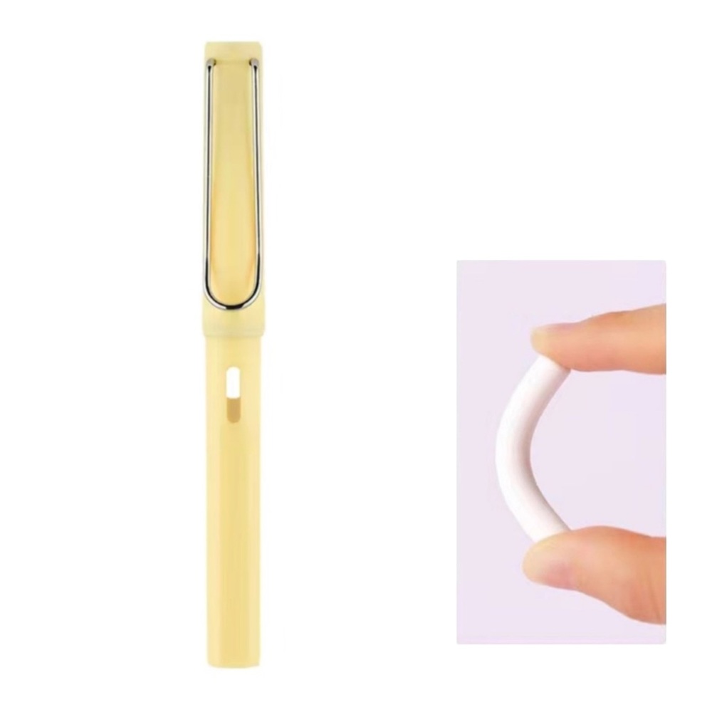 🍒🍒 (Bundle Only) Pastel Yellow Plastic Infinity Pencil